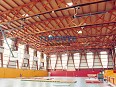 The gymnastics halls