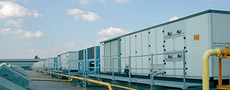 Indirect combustion type air handling unit